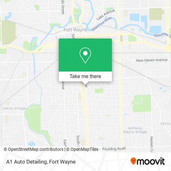 Mapa de A1 Auto Detailing