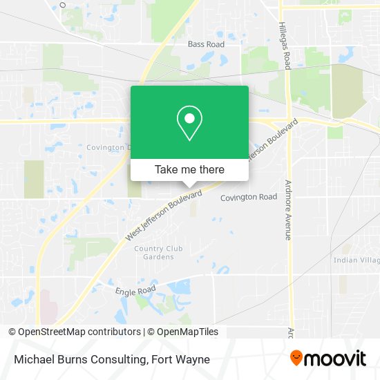 Michael Burns Consulting map