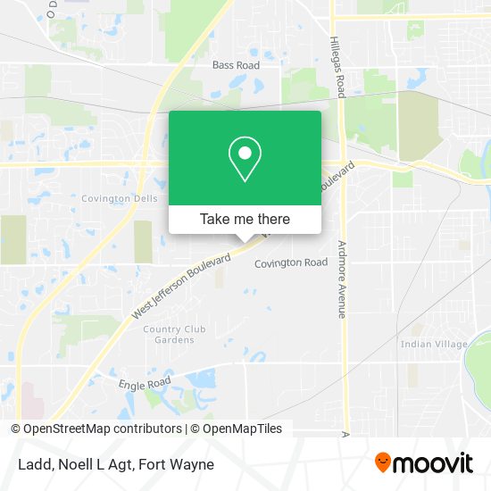 Ladd, Noell L Agt map