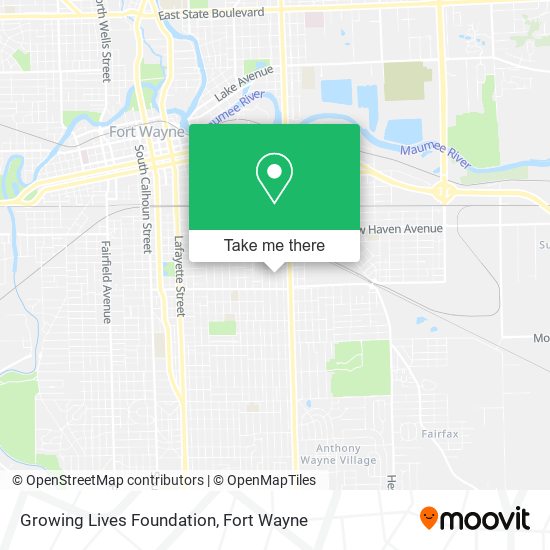 Growing Lives Foundation map
