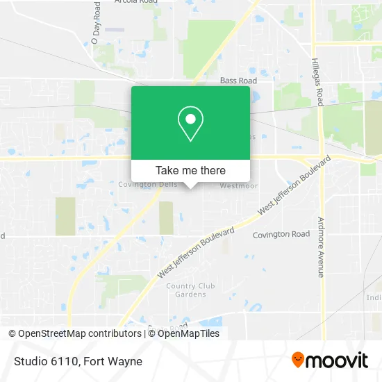 Studio 6110 map
