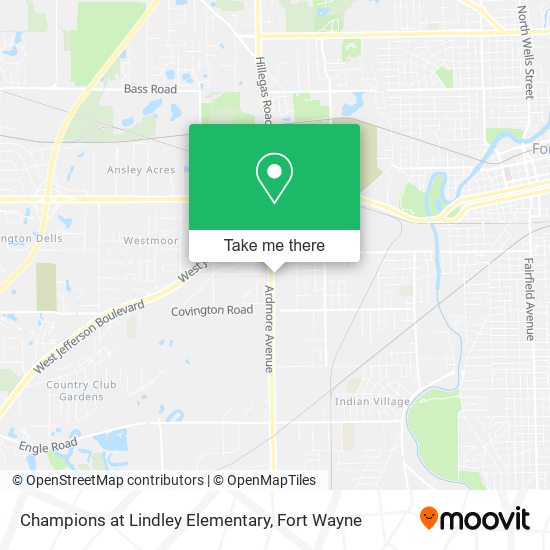 Mapa de Champions at Lindley Elementary