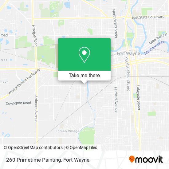 260 Primetime Painting map