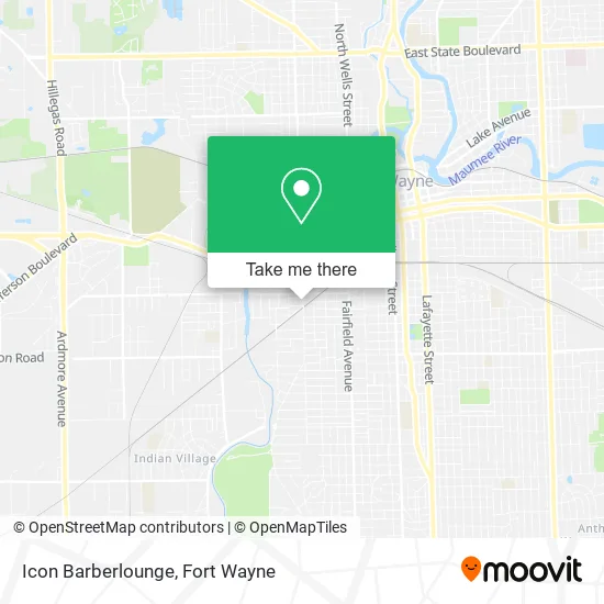 Icon Barberlounge map