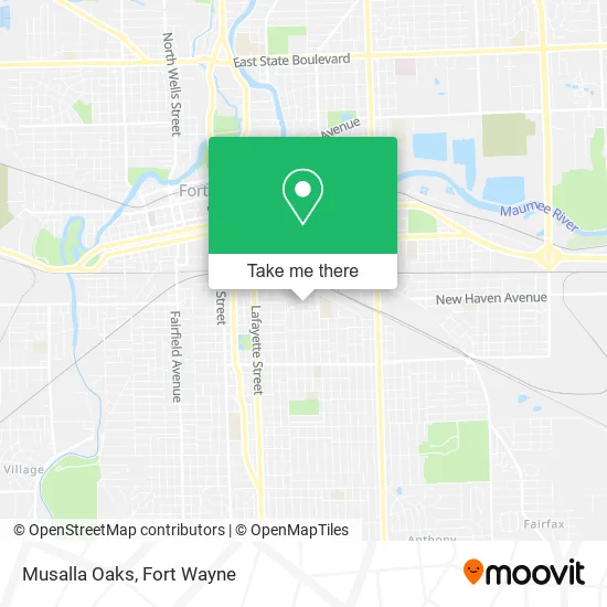 Mapa de Musalla Oaks