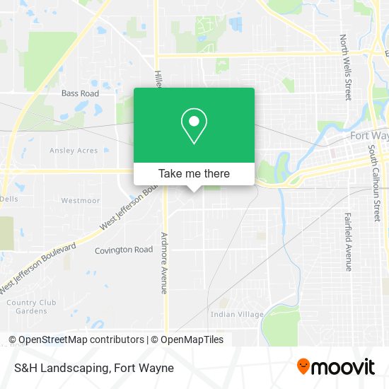 Mapa de S&H Landscaping
