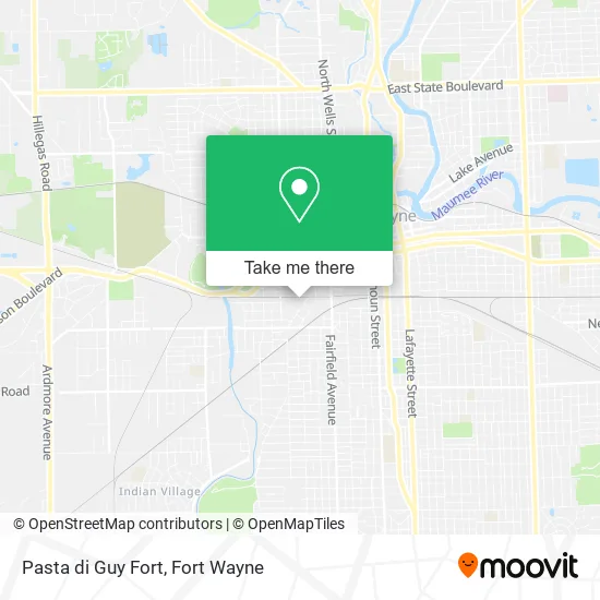 Pasta di Guy Fort map