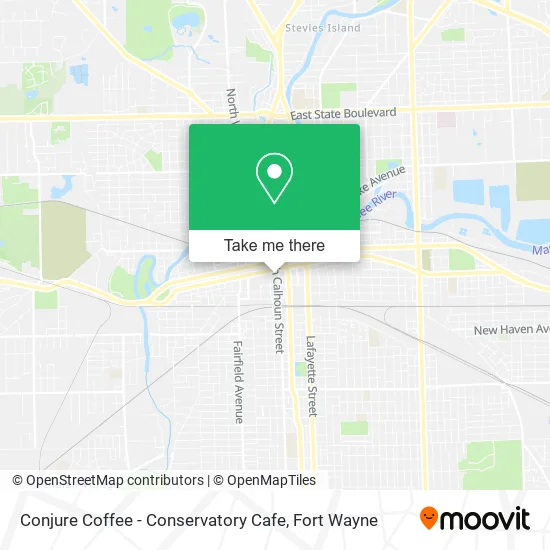 Conjure Coffee - Conservatory Cafe map