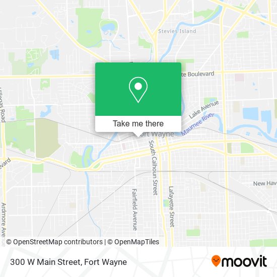 300 W Main Street map