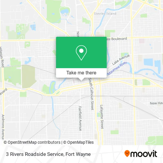 3 Rivers Roadside Service map