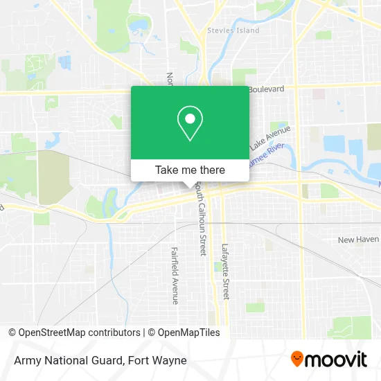 Army National Guard map