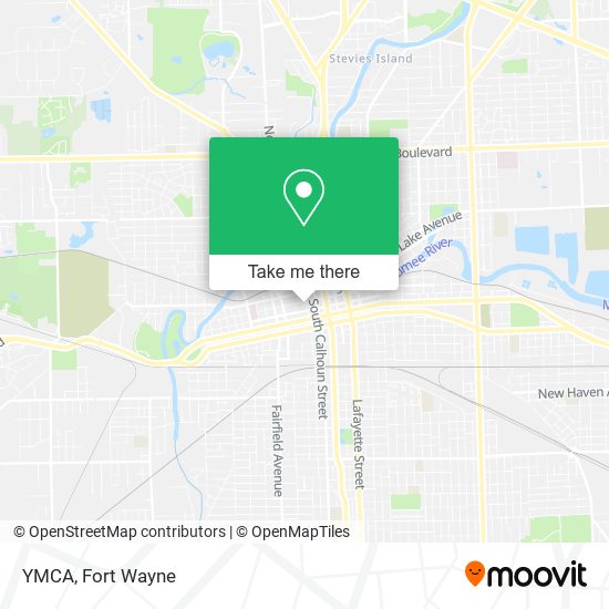 YMCA map