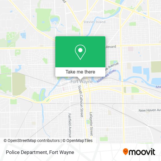 Police Department map