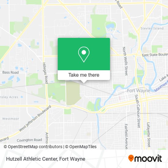 Hutzell Athletic Center map