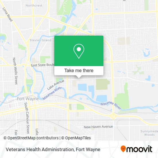 Mapa de Veterans Health Administration
