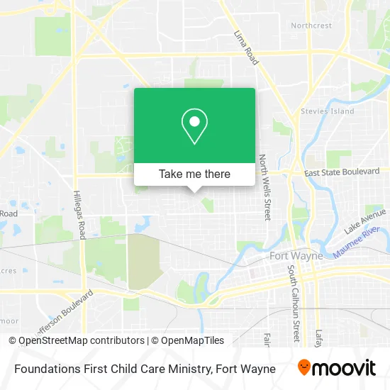 Mapa de Foundations First Child Care Ministry