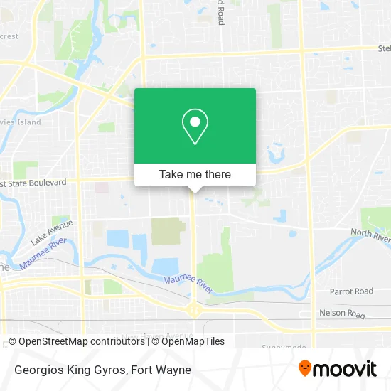 Mapa de Georgios King Gyros
