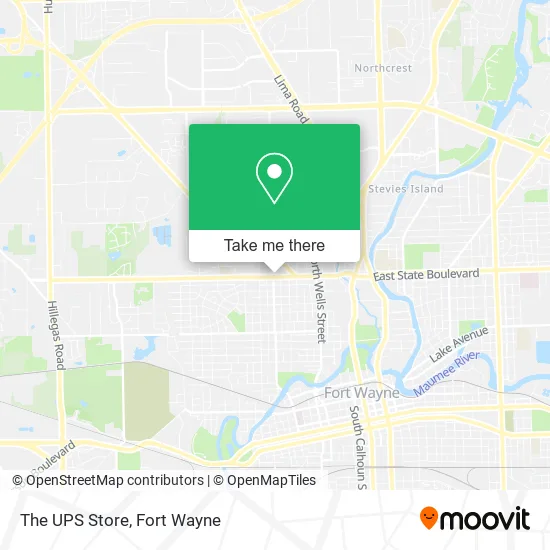 Mapa de The UPS Store