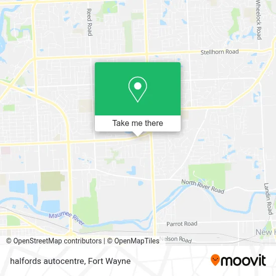halfords autocentre map
