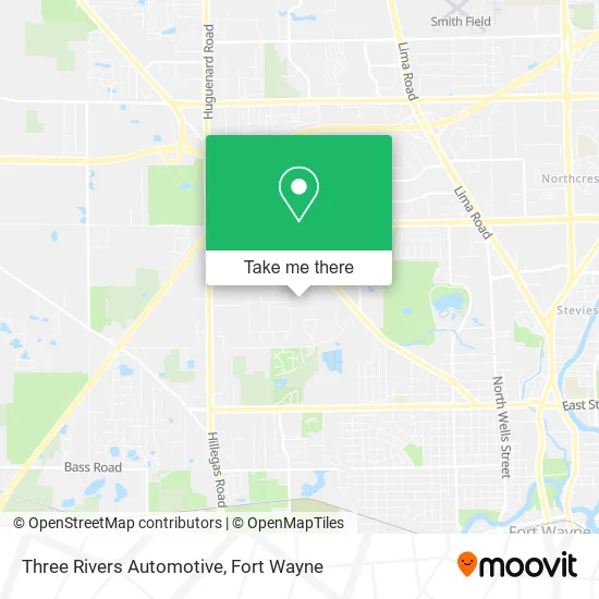 Three Rivers Automotive map