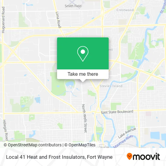 Local 41 Heat and Frost Insulators map