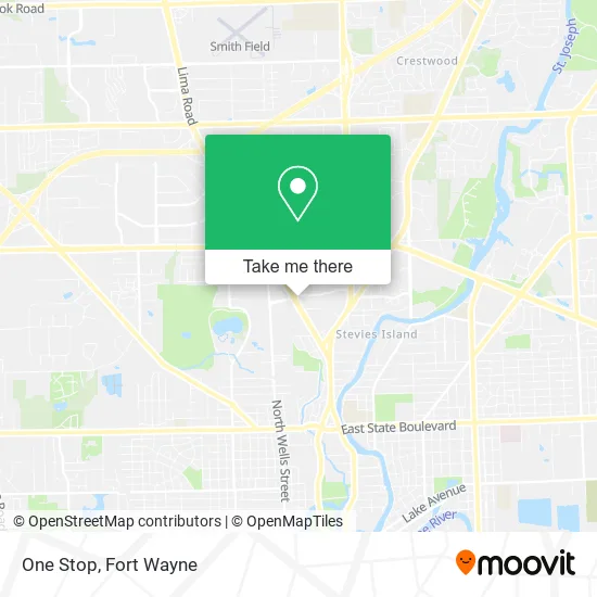 One Stop map