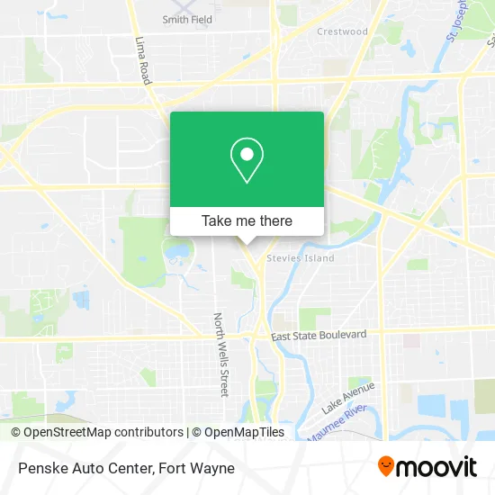 Penske Auto Center map