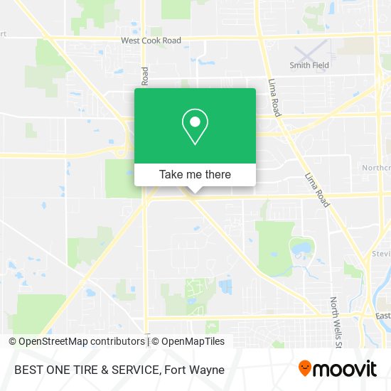 Mapa de BEST ONE TIRE & SERVICE