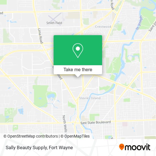 Sally Beauty Supply map