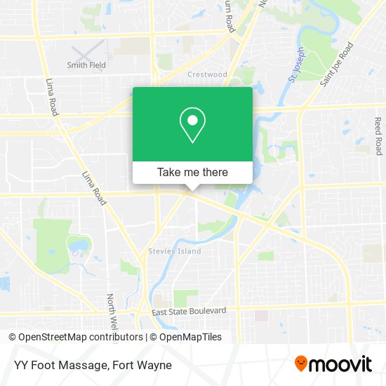 YY Foot Massage map