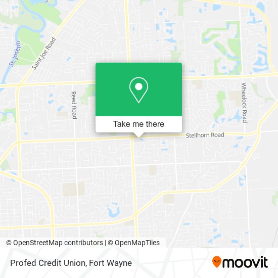 Mapa de Profed Credit Union