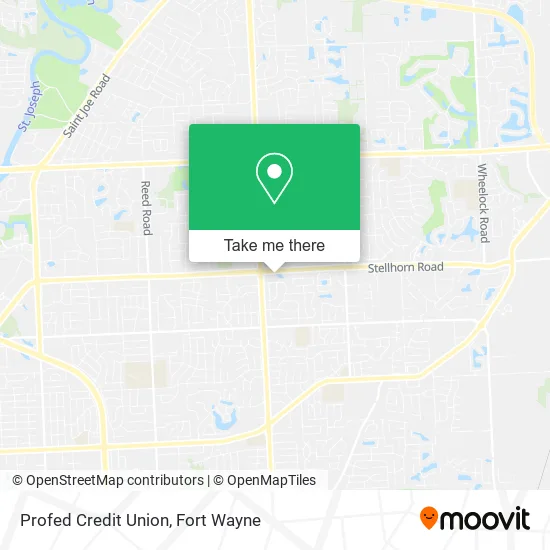 Profed Credit Union map
