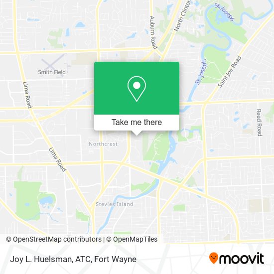 Mapa de Joy L. Huelsman, ATC
