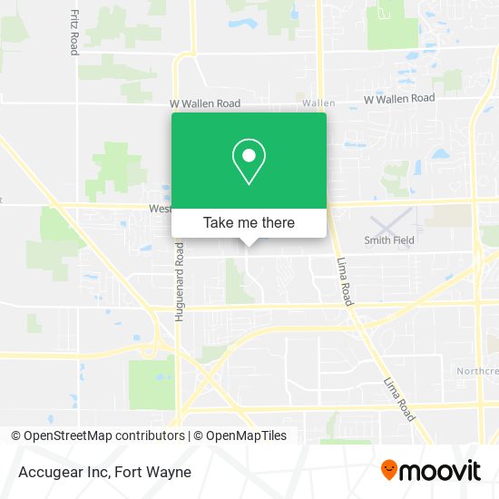 Accugear Inc map