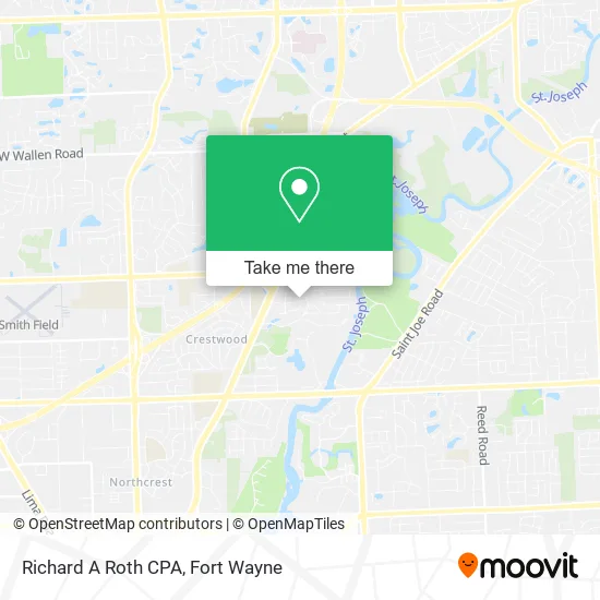 Richard A Roth CPA map