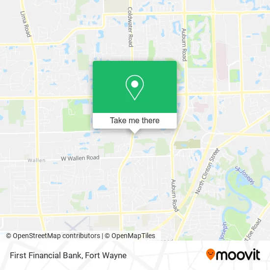 First Financial Bank map