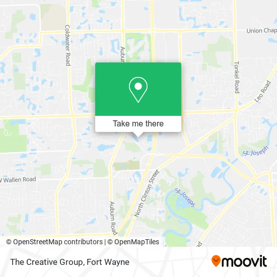 The Creative Group map