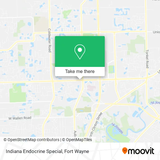 Indiana Endocrine Special map