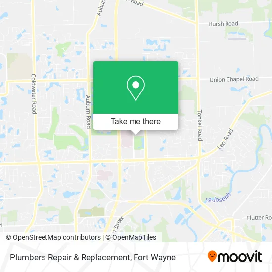 Mapa de Plumbers Repair & Replacement