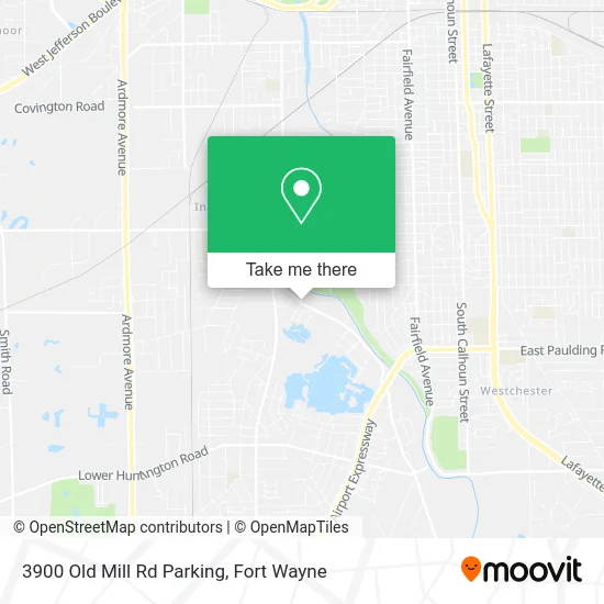 3900 Old Mill Rd Parking map