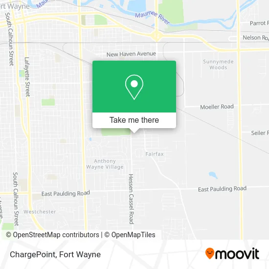 Mapa de ChargePoint