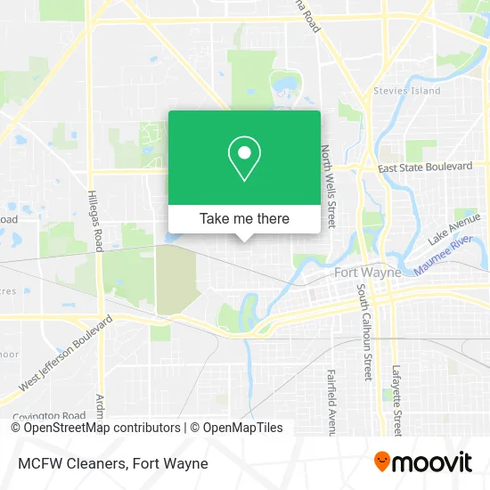 Mapa de MCFW Cleaners