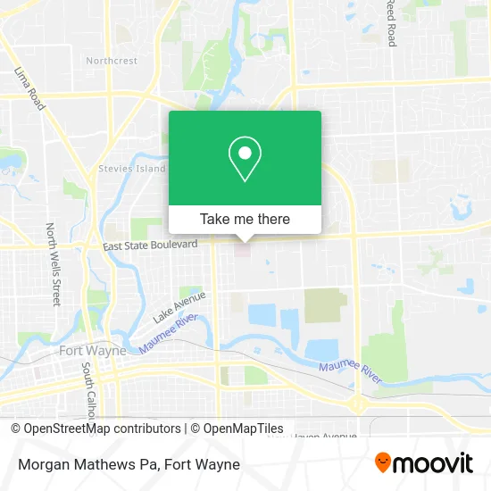 Mapa de Morgan Mathews Pa