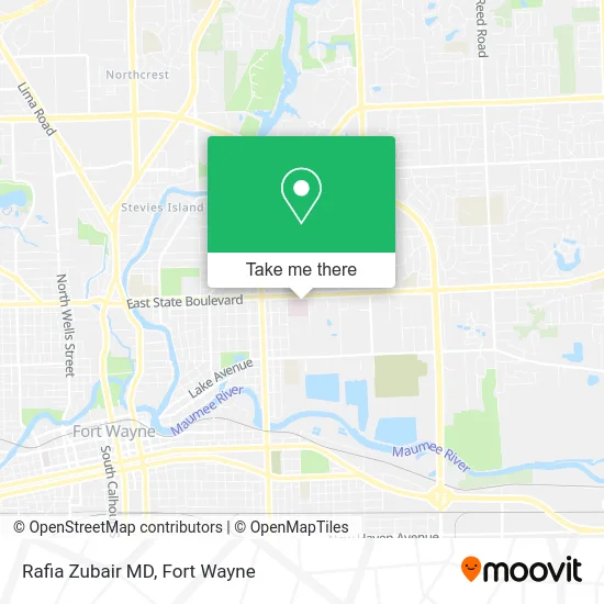 Mapa de Rafia Zubair MD