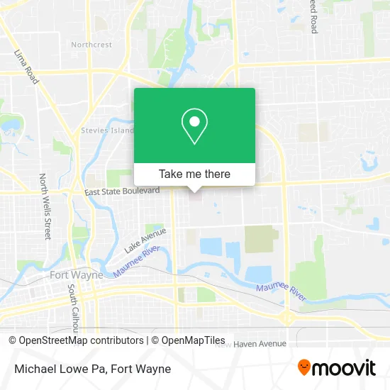 Mapa de Michael Lowe Pa
