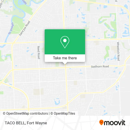 TACO BELL map