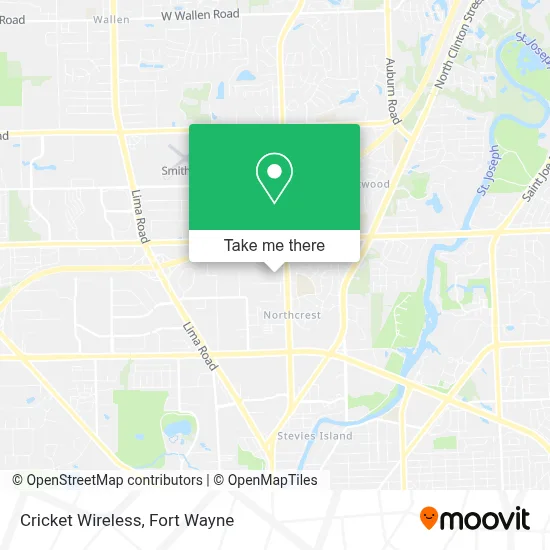 Cricket Wireless map