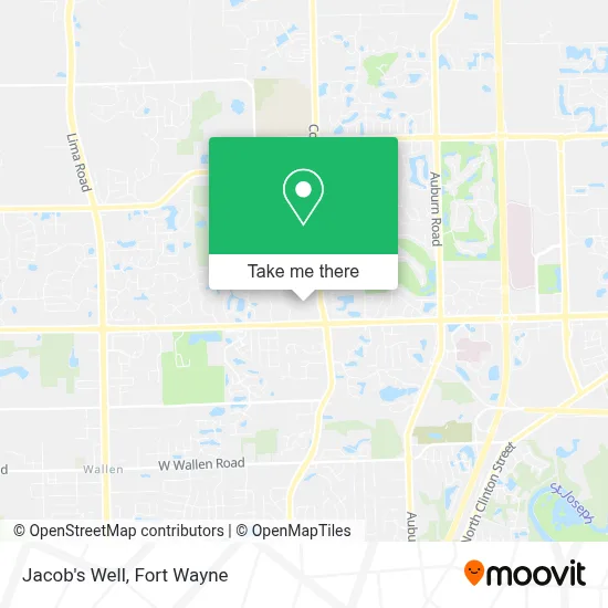 Jacob's Well map