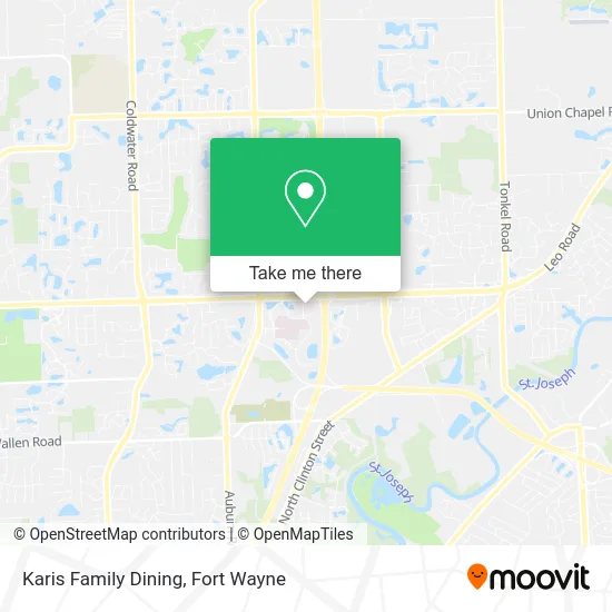 Mapa de Karis Family Dining