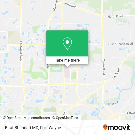 Mapa de Birat Bhandari MD